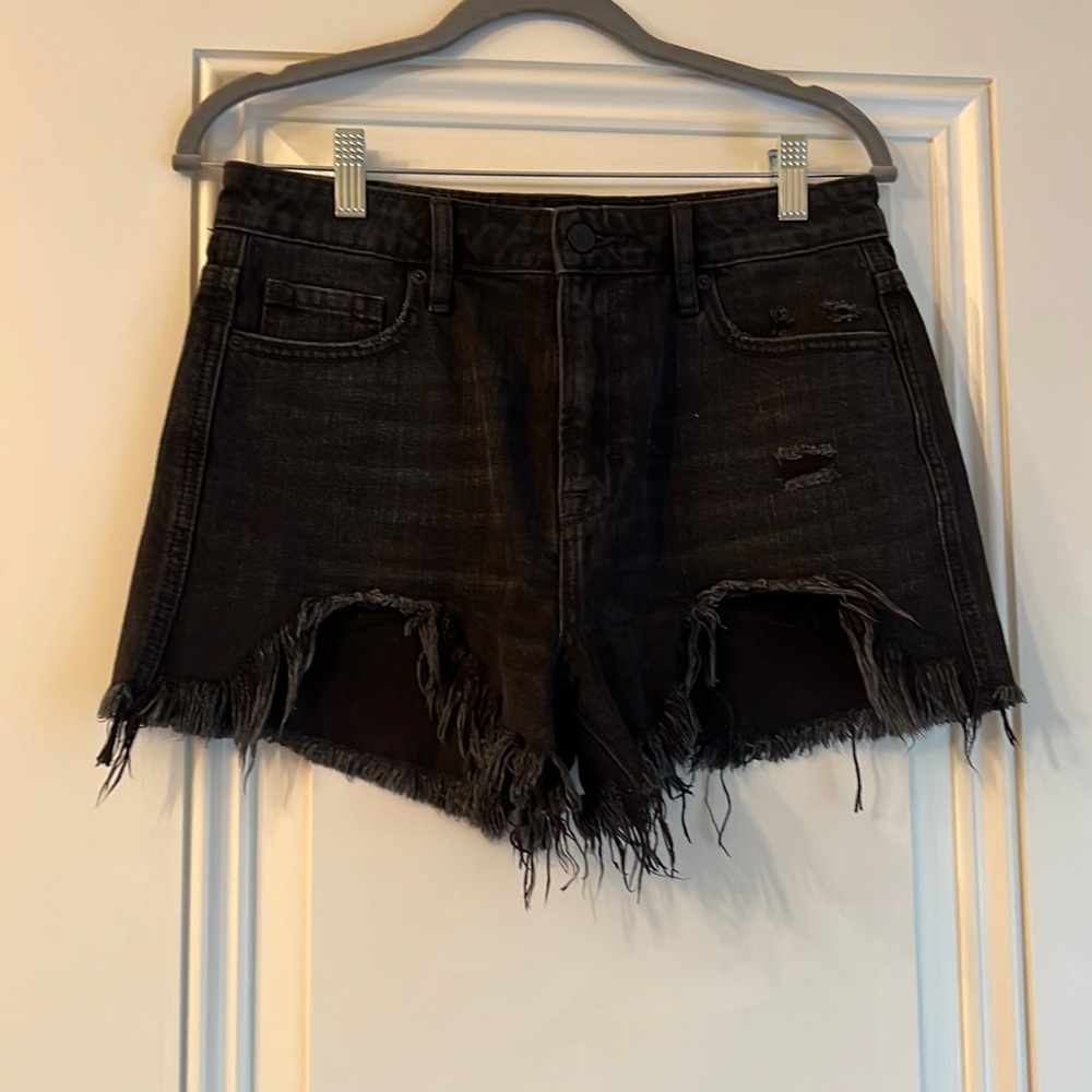 HIDDEN SIZE MEDIUM “Relax Mom” black denim short